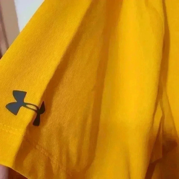 Under armour mens golf shirt yellow size xxl - Picture 7 of 8